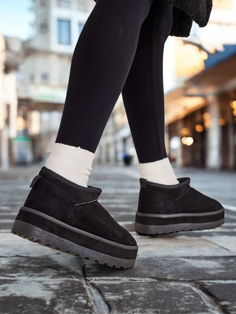 Роялфашън Къси снежни ботуши за жени а'ла Биовве