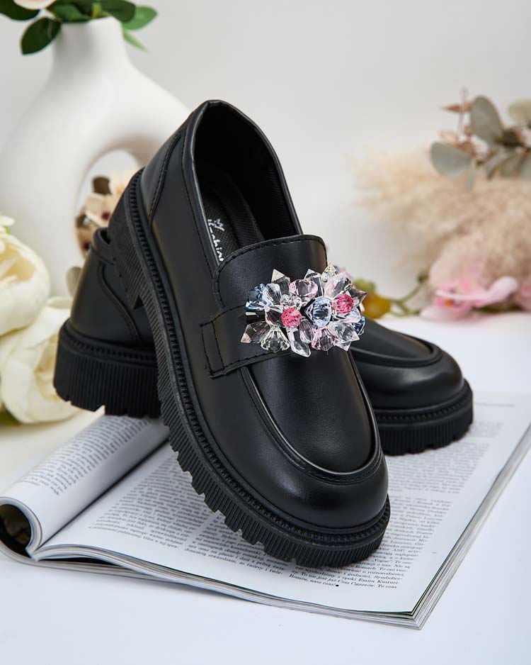 Royalfashion Дамски мокасини с цветни мъниста Karonia