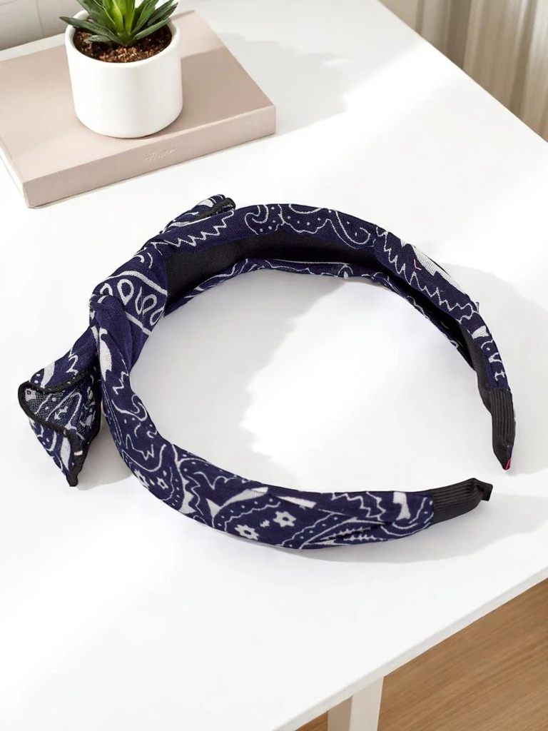 Royalfashion Широка диадема с панделка Mila