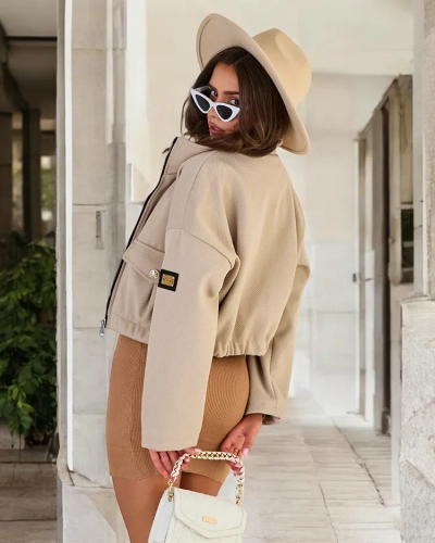 Royalfashion Дамско яке тип "бомбър"