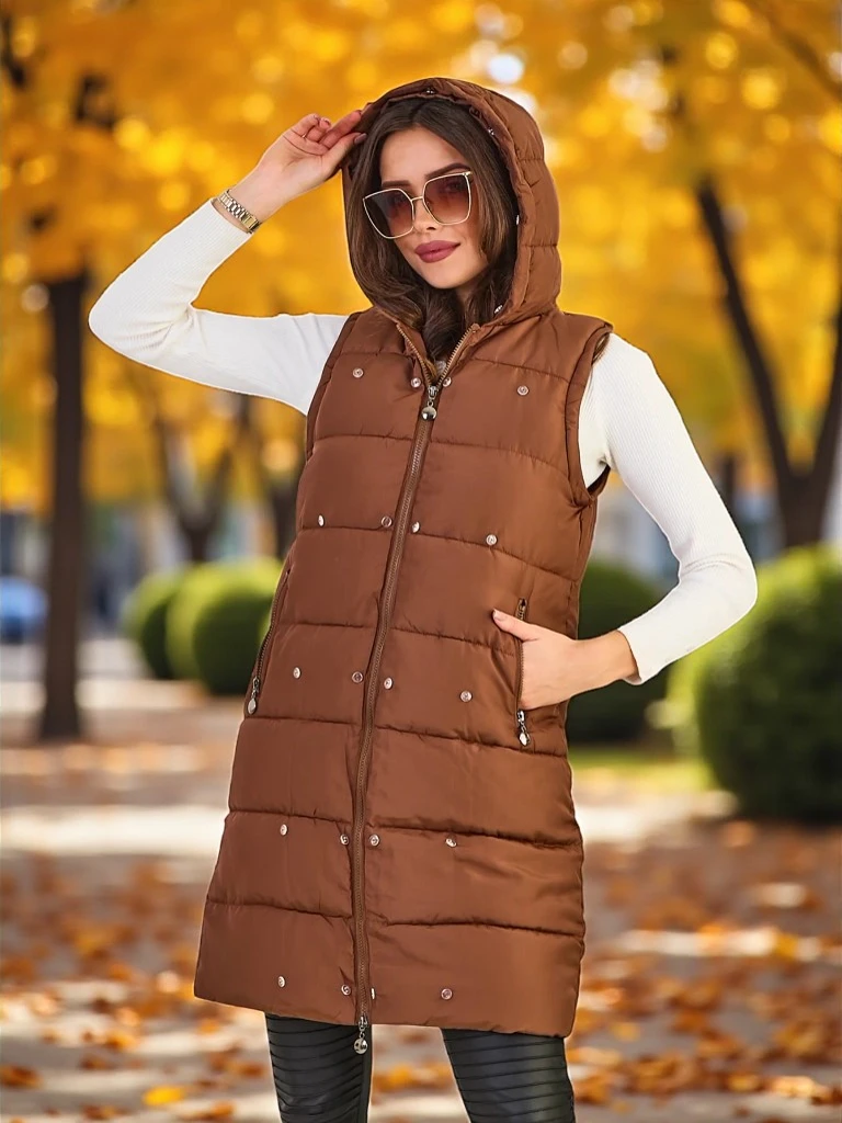 Дамско яке от Royalfashion с отстраняеми ръкави