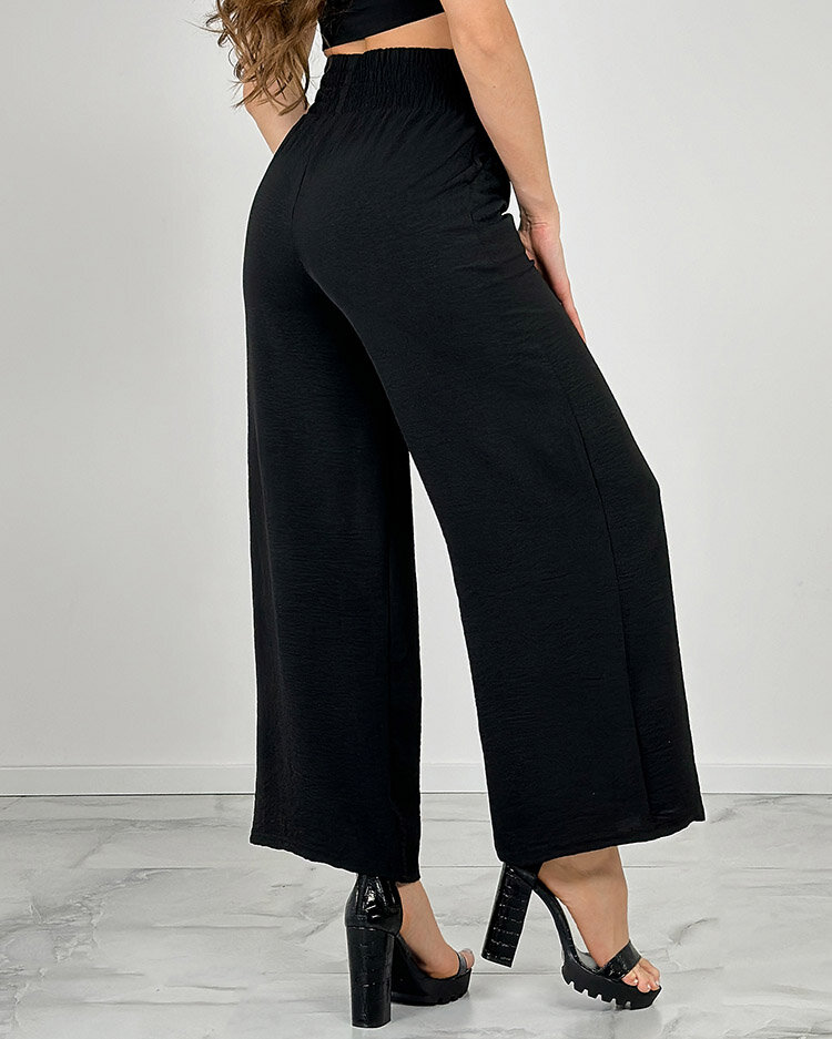 Royalfashion Дамски широки панталони