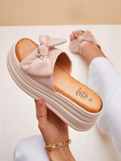 Royalfashion Дамски чехли на платформа Givan