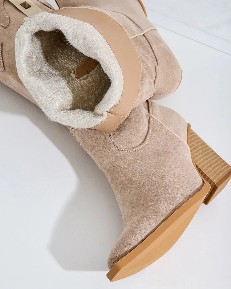 Royalfashion Дамски каубойски ботуши с ток Kowib