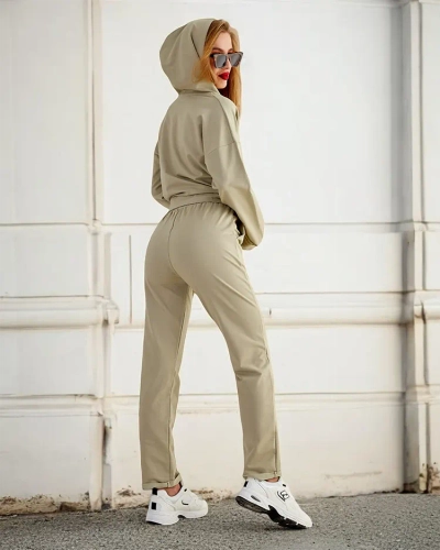 Royalfashion Памучен дамски комплект с потник