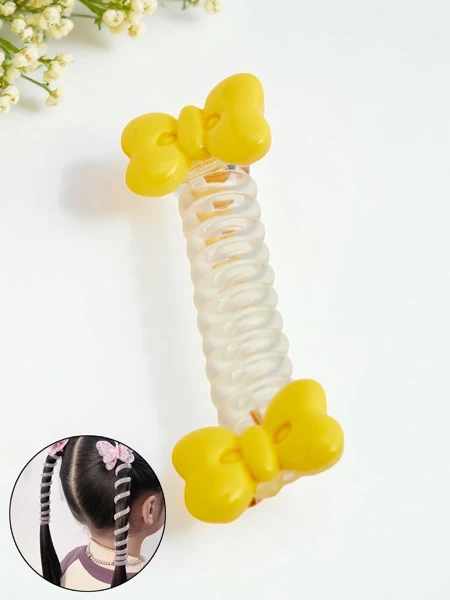 Royalfashion Ластик за коса тип спирала с панделка Bow Twist