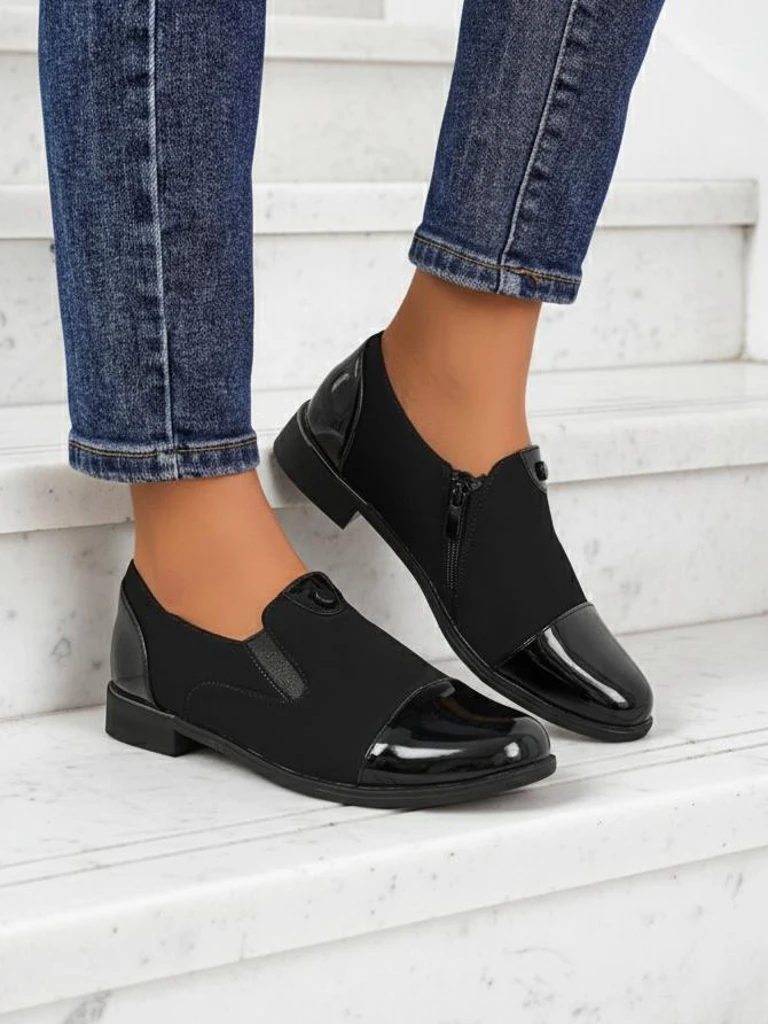 Aurelia Nero – елегантни дамски обувки Royalfashion от матова кожа