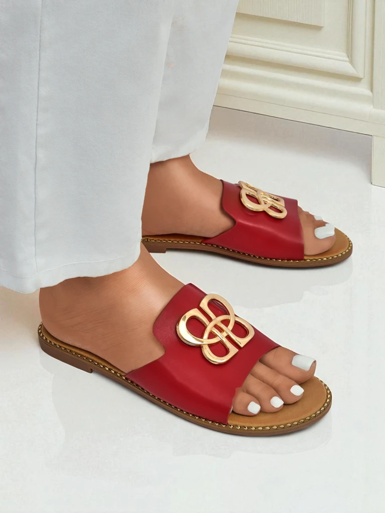 Royalfashion Дамски чехли с равна подметка Heraklia