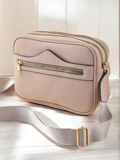 Royalfashion Малка дамска чанта, изработена от матово еко кожа