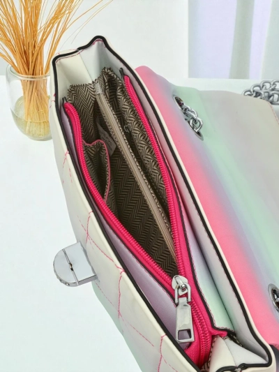 Royalfashion Малка дамска чанта, изработена от еко кожа омбре Sophie Rose