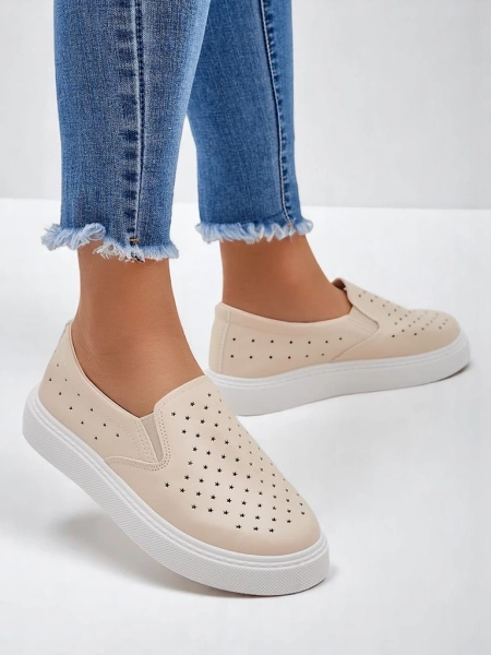 Royalfashion Дамски спортни обувки с перфорация, тип шнур Vaned