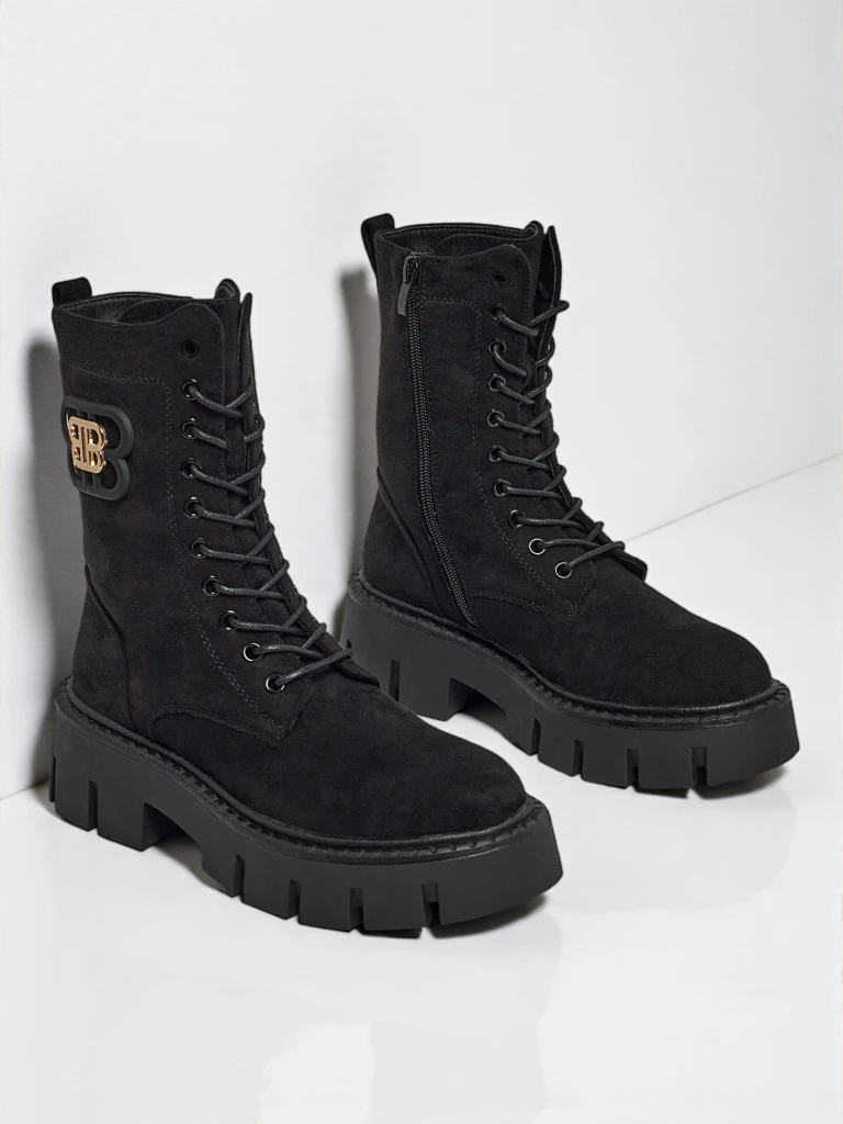 Royalfashion Дамски боти тип работнически Milloze