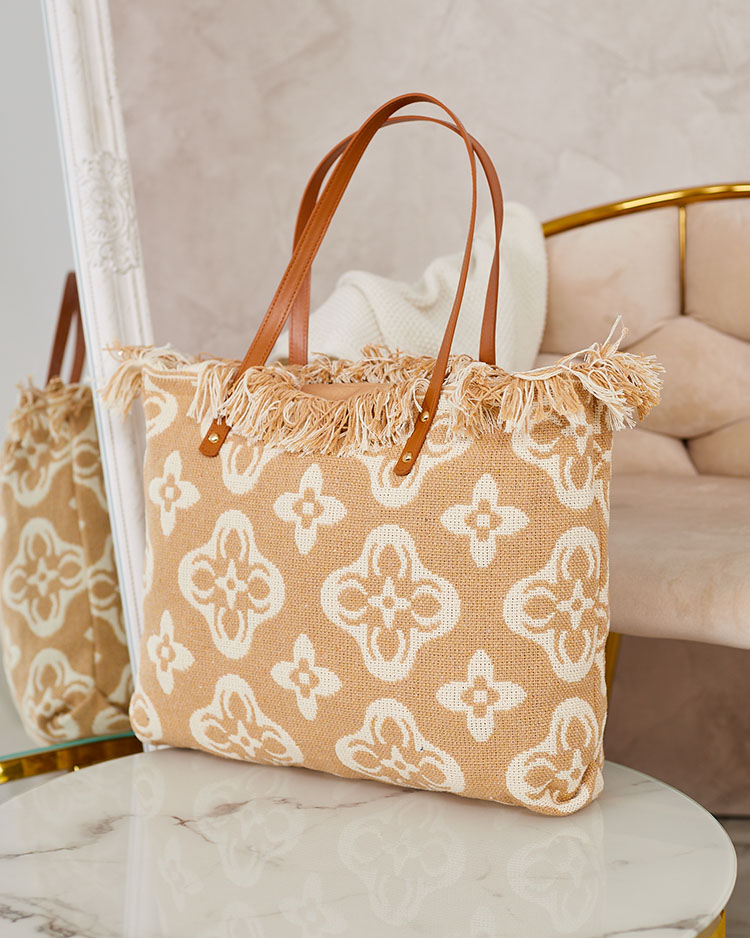 Royalfashion Дамска чанта за рамо от плат