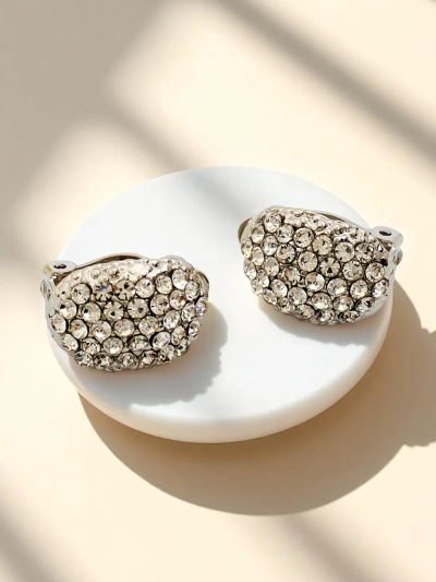 Royalfashion Дамски обеци на клипс с кубичен цирконий