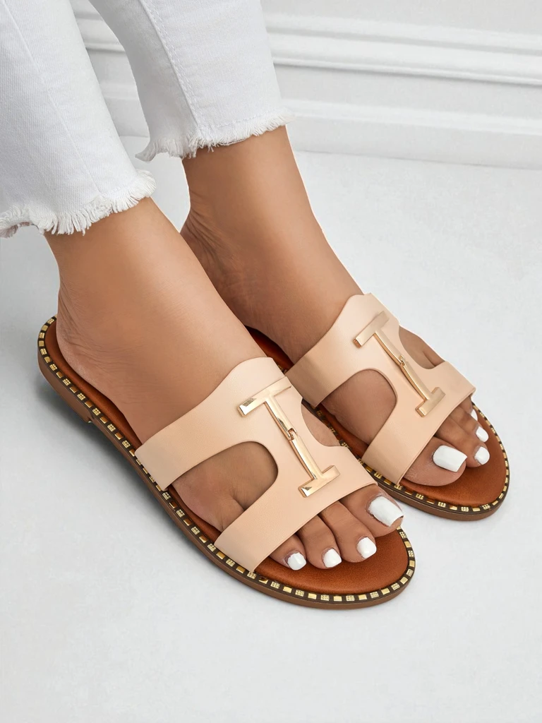 Royalfashion Дамски сандали с равна подметка Maya Louise