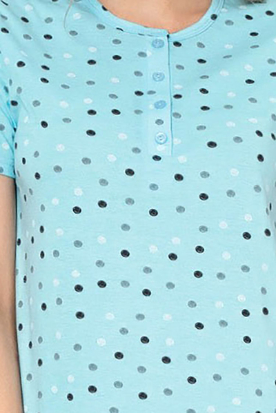 Royalfashion Дамска нощница на точки