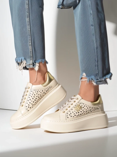 Royalfashion Женски перфорирани спортни маратонки Jovixi