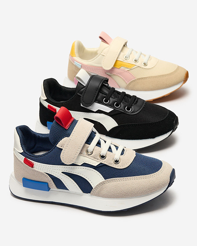 Спортни обувки за момичета в бежово-розово Kaxo- Footwear