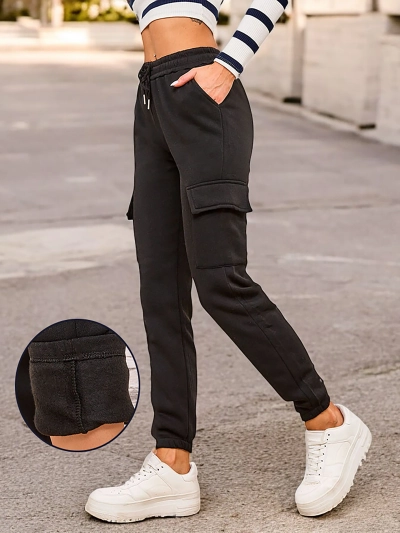 Royalfashion Дамски изолиран боен панталон