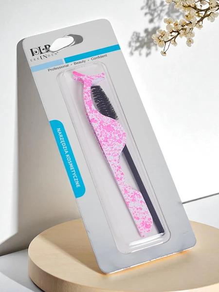 Комплект за стилизиране на мигли - пинсета за изкуствени мигли и четка