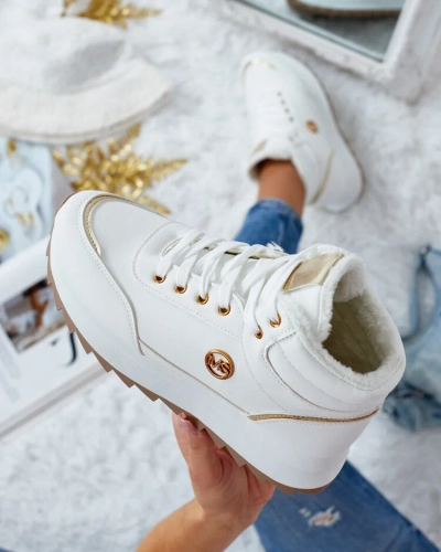 Royalfashion Затоплени дамски маратонки с кожа Casill