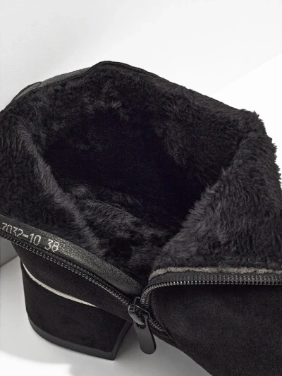 Дамски боти от еко велур на ток Arshinea