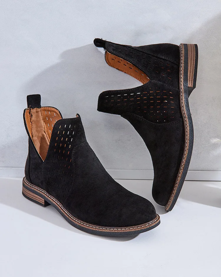 Royalfashion Дамски ботуши Ovilla от велур eko