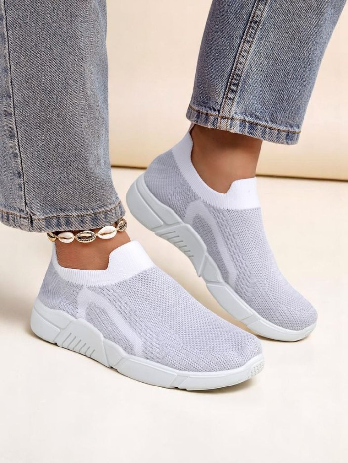 Royalfashion Дамски спортни обувки от плат без връзки Vena