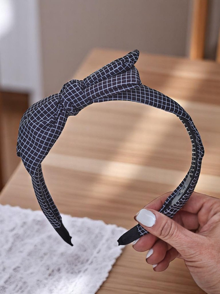 Royalfashion Лента за коса с каре и панделка Gosia