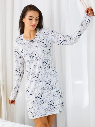 Роялфешън Нощна риза с щампа