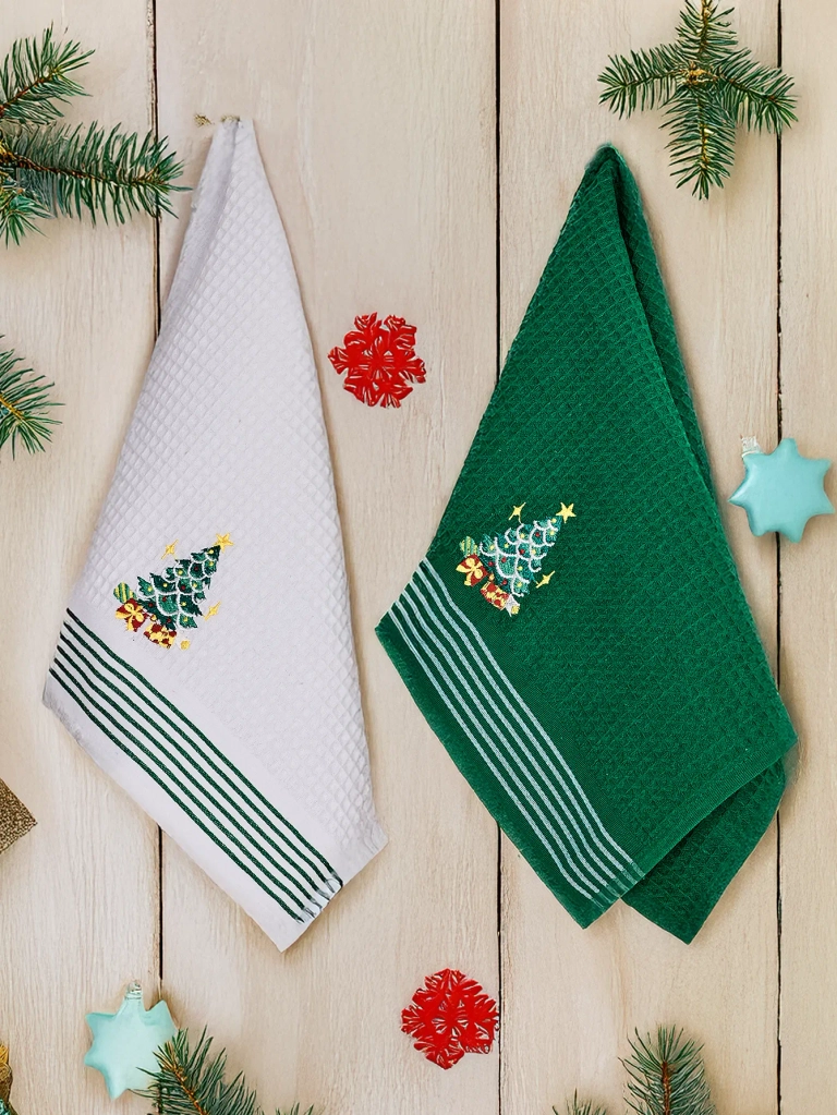 Празничен комплект кърпи Royalfashion Щастлива Нова година