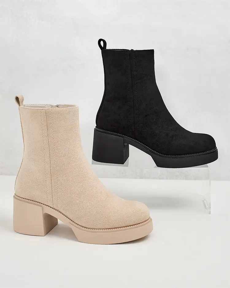 Royalfashion Дамски ботуши с токчета Tratta