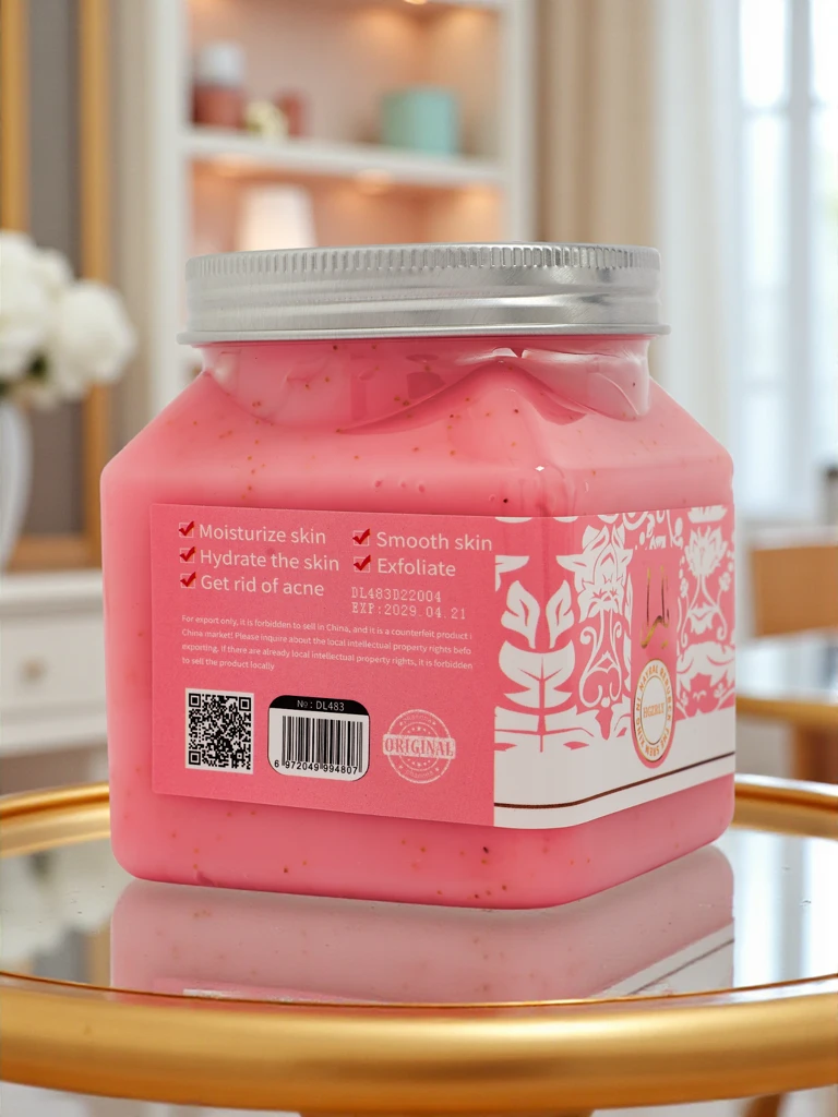 Фин зърнест пилинг за лице и тяло Berries