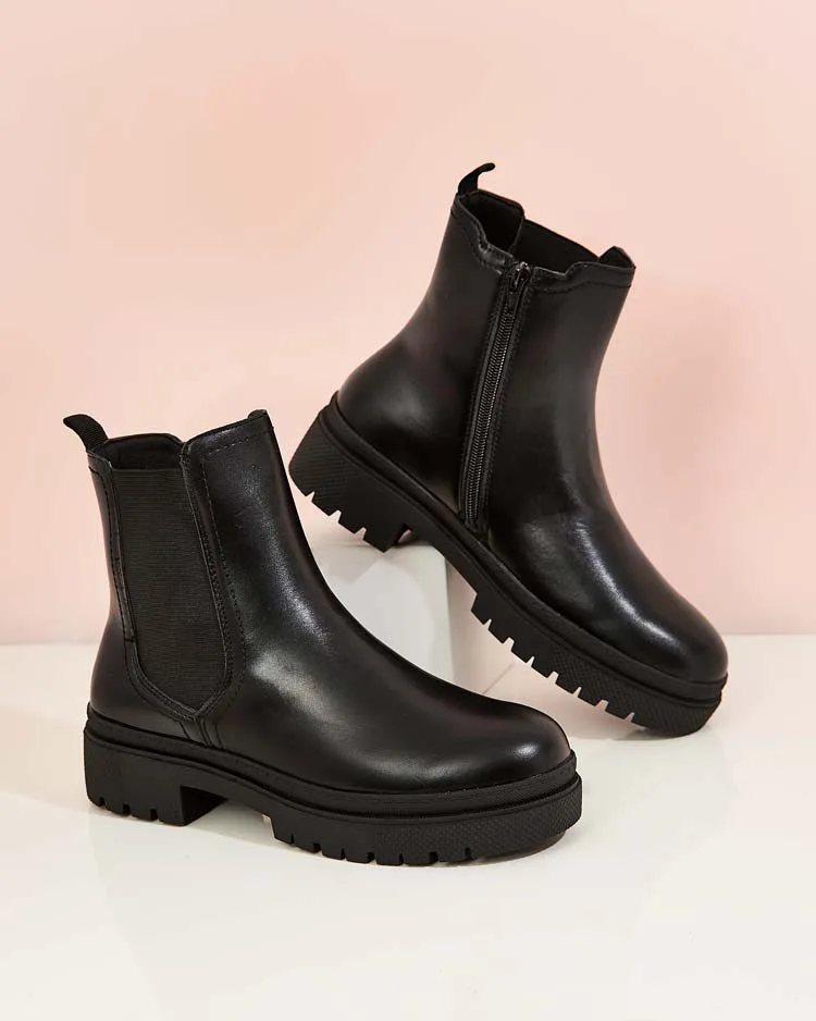 Royalfashion Дамски ботуши от еко кожа Dovivas