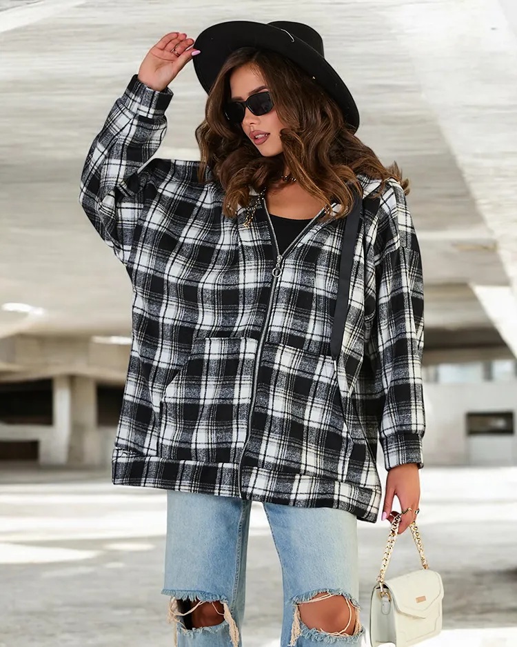 Royalfashion Дамско палто тип риза