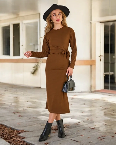 Royalfashion Дамска миди рокля