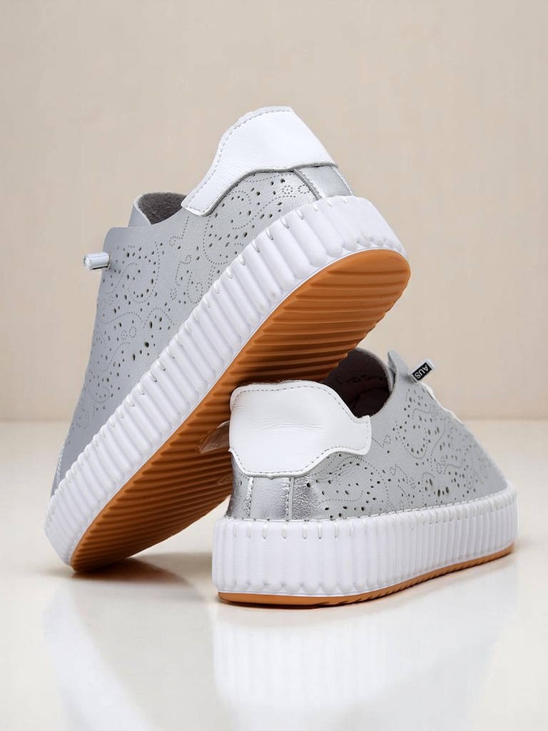 Royalfashion Дамски ажурни сникърси Luna Lace