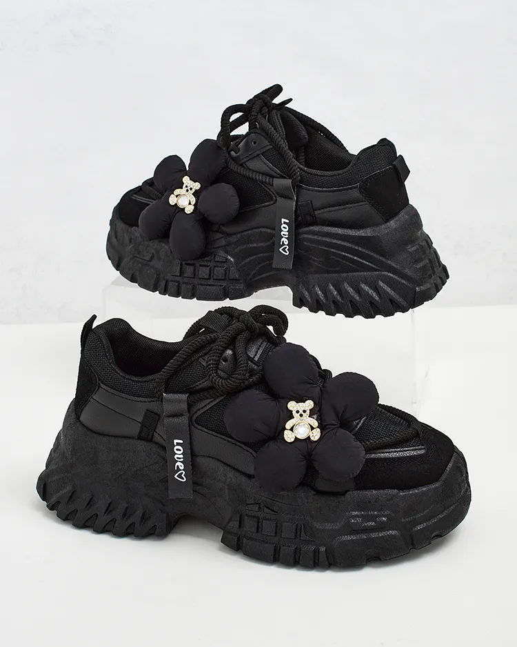 Royalfashion Дамски кецове на платформа Bereya