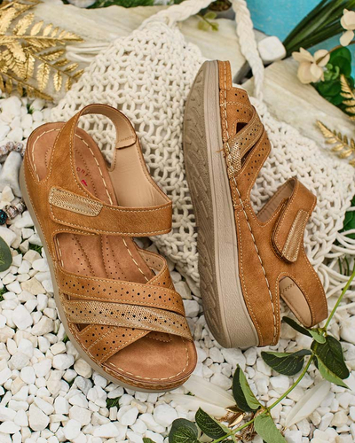 Royalfashion Дамски сандали с велкро Liu