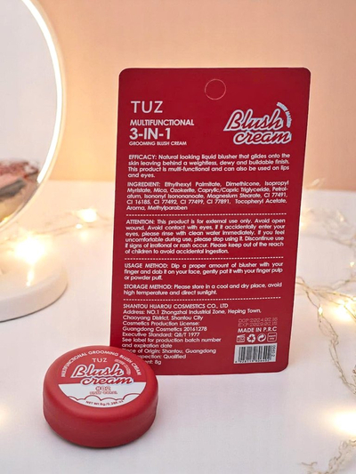 Кремообразен руж в бурканче Pinky Coral