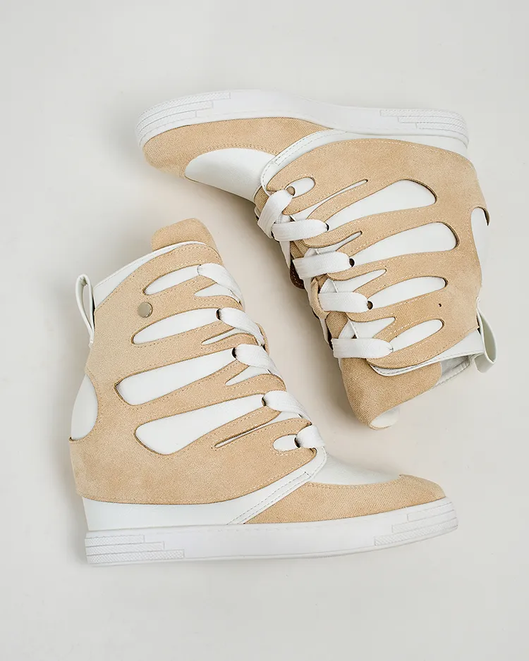 Royalfashion Дамски спортни ботуши на ток Pamstinsa