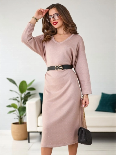 Royalfashion Женска плетена рокля