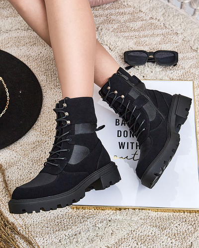 Royalfashion Women's Hovienta lace-up boots