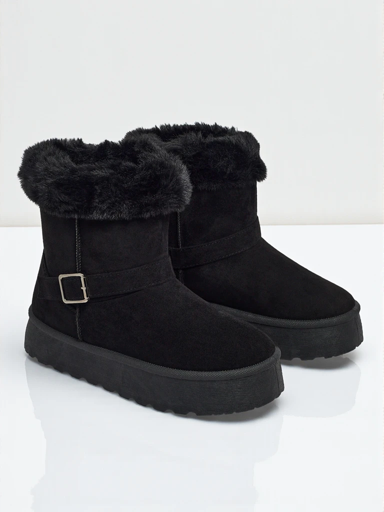Royalfashion Къси дамски боти тип снегоходки Myrelle
