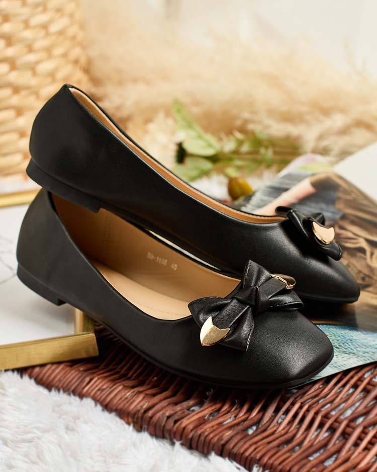 Royalfashion Дамски балерини с панделка Fittco