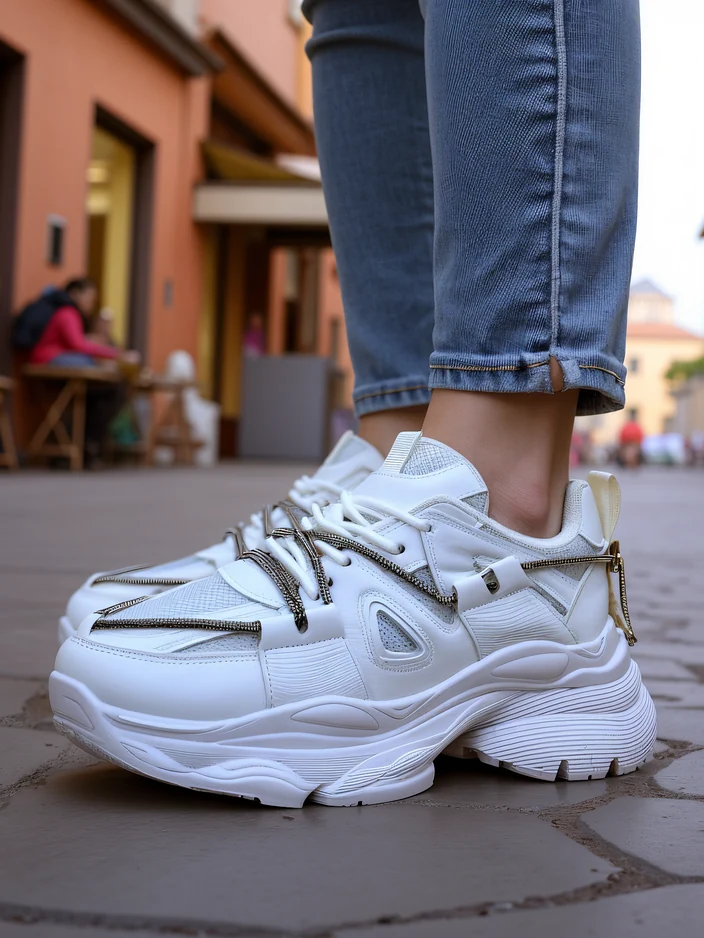 Кецове Royalfashion за жени на дебела подметка Reterri