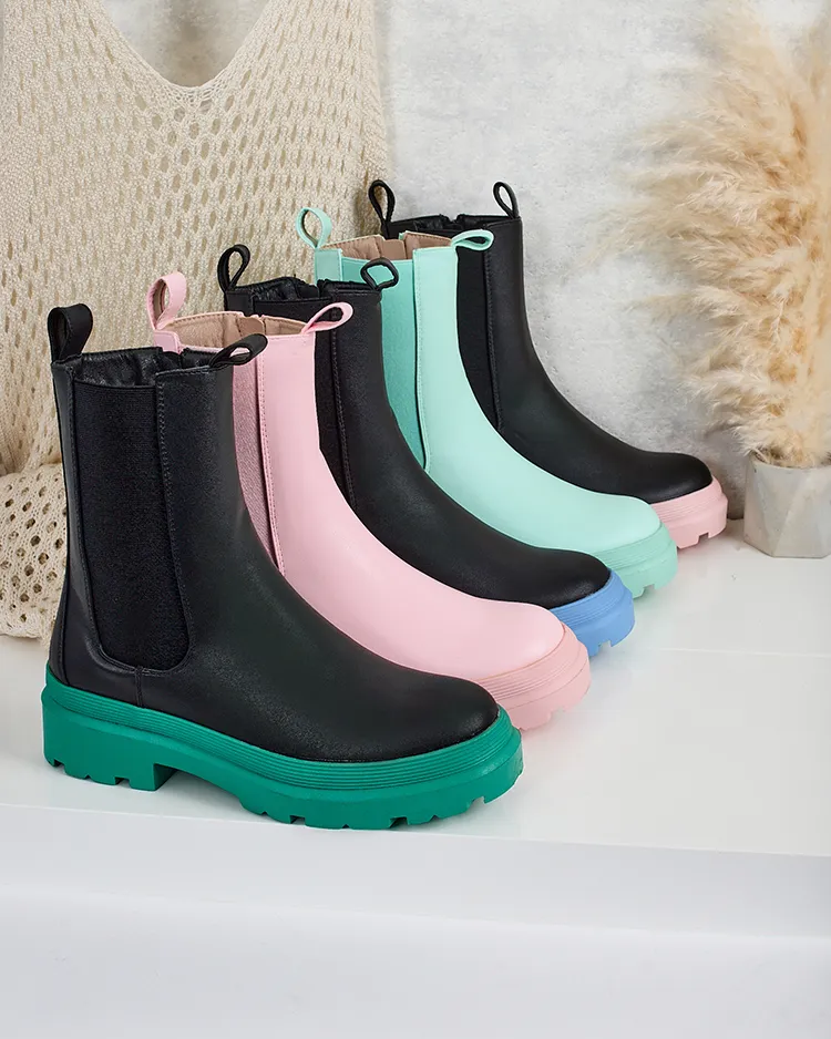 Дамски ботуши от естествена кожа Royalfashion Eko Дамските ботуши Ereste