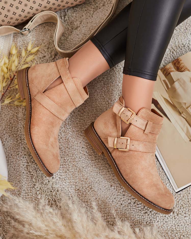 Royalfashion Дамски ботуши Geronsa с изрязано ходило