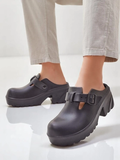 Royalfashion Женски гумени сандали на ток Voxones