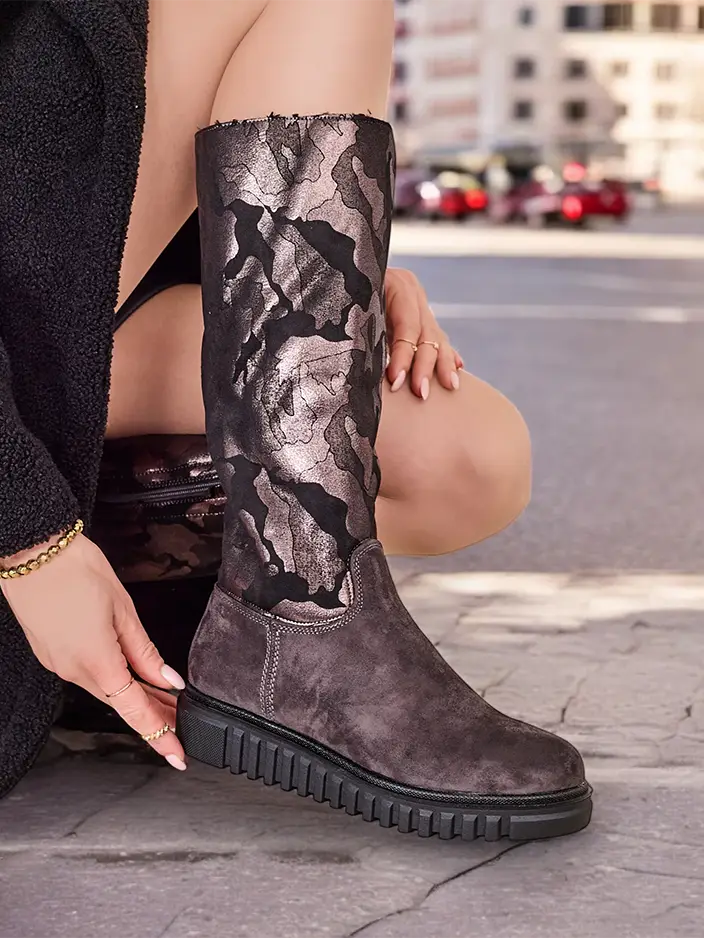 Royalfashion Женски ботуши до коленете Молис